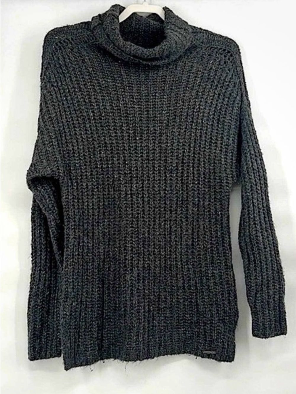 Abercrombie and Fitch gray sweater cowl neck size Medium academia preppy